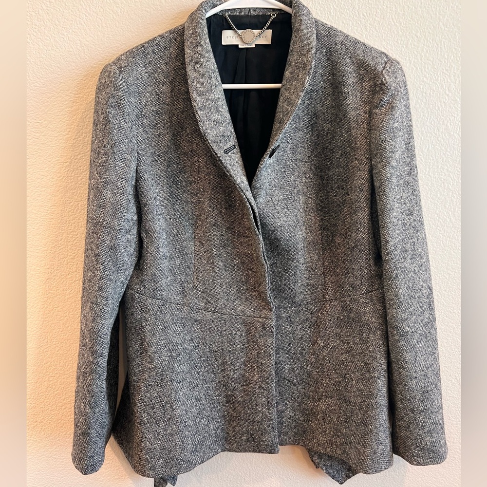 Stella McCartney grey wool  blazer Size 46 (US 10)